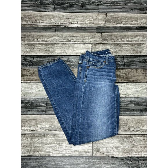 American Eagle Super Hi Rise Skinny Jeans Stretch - Picture 2 of 7
